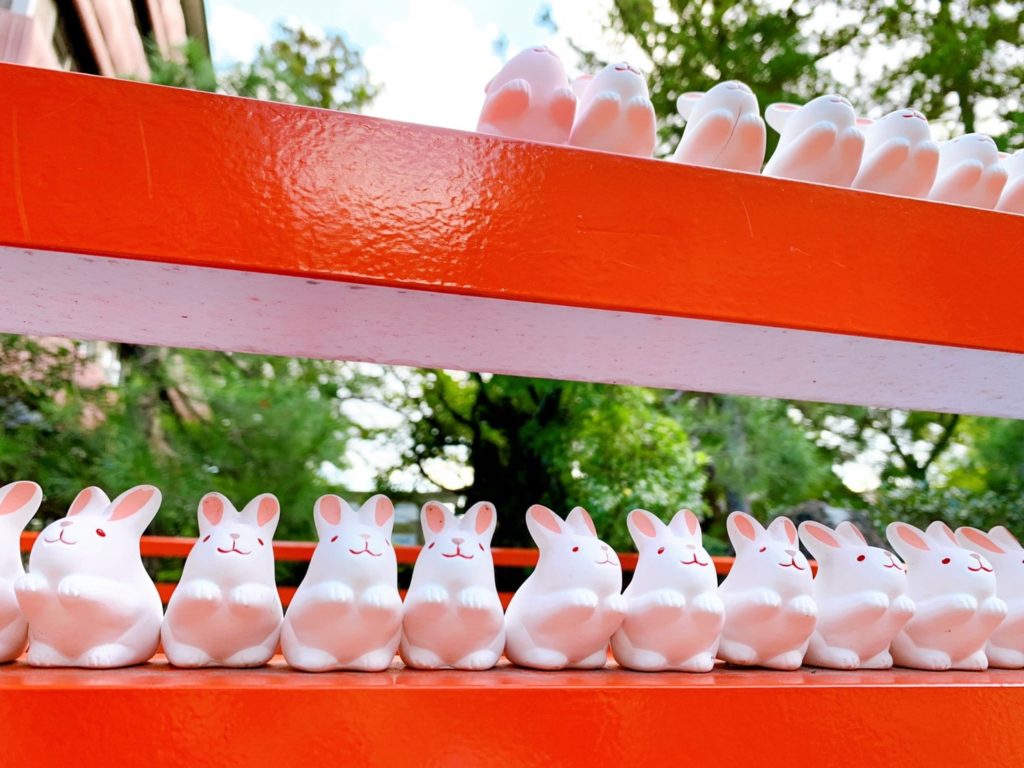 岡崎神社 うさぎみくじ　おみくじ